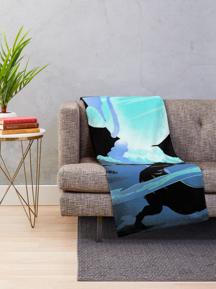 Alternate view of Water and Ice Throw Blanket