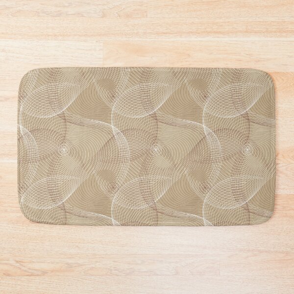 Item preview, beige abstract pattern with guilloche effect designed and sold by rysunki-malunki.