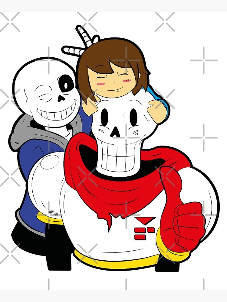 Undertale Sans and Papyrus | Art Print