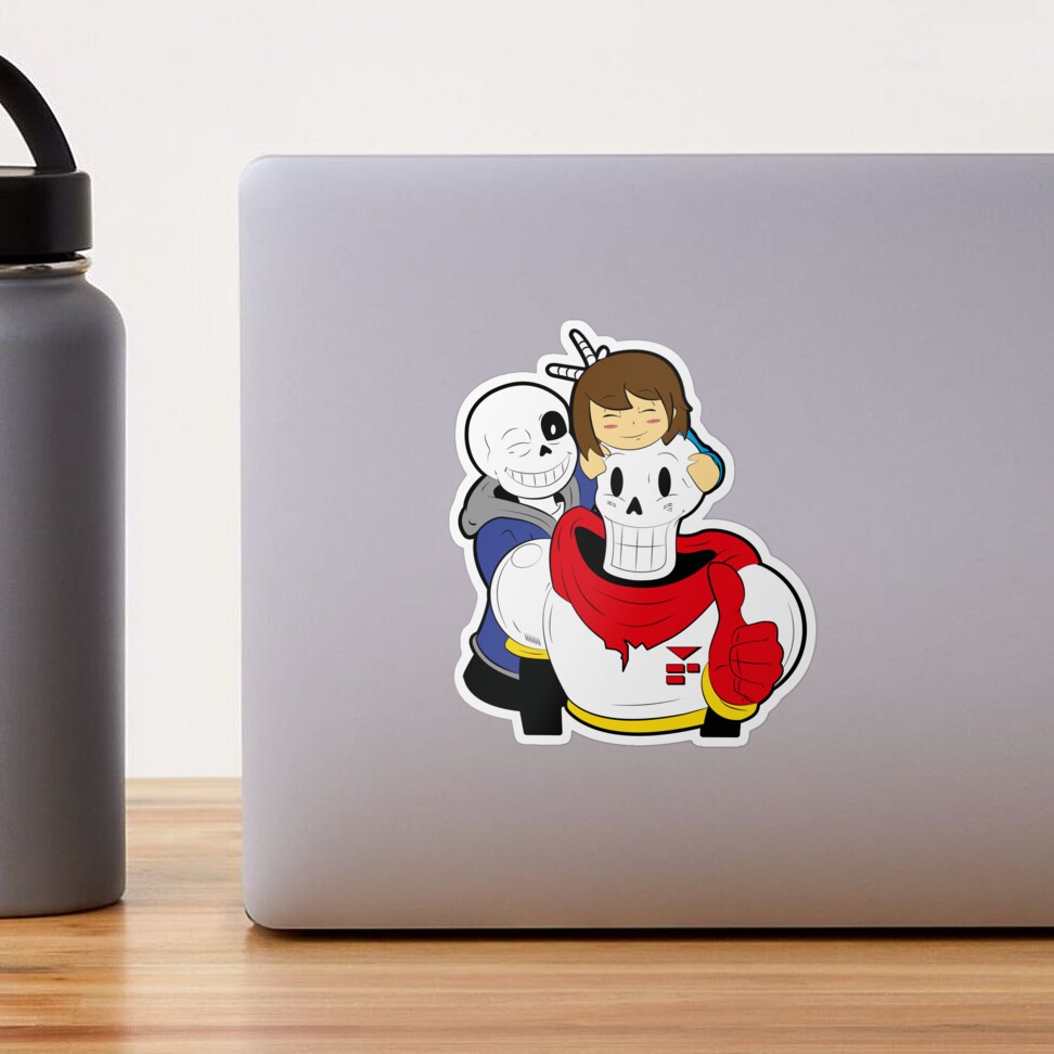  Undertale - Sans and Papyrus Sticker Bumper Sticker