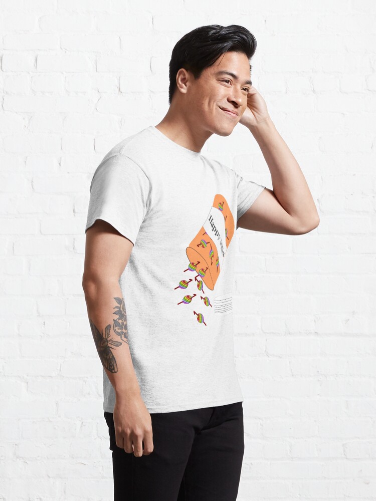 Alternate view of Crochet Happy Pills Classic T-Shirt