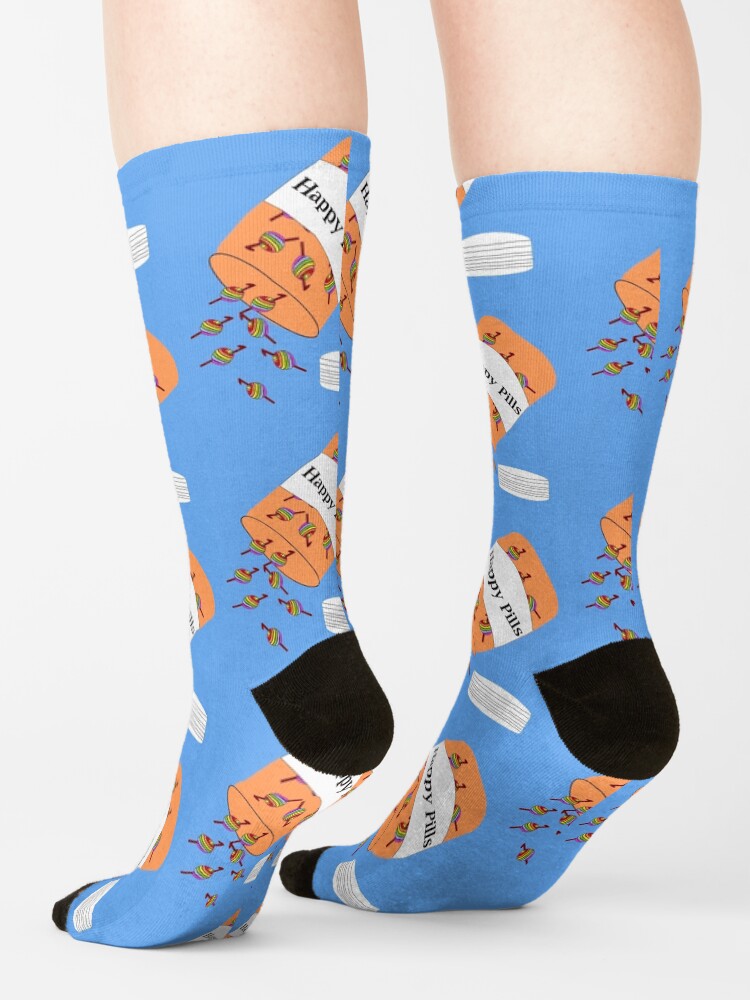 Alternate view of Crochet Happy Pills Socks