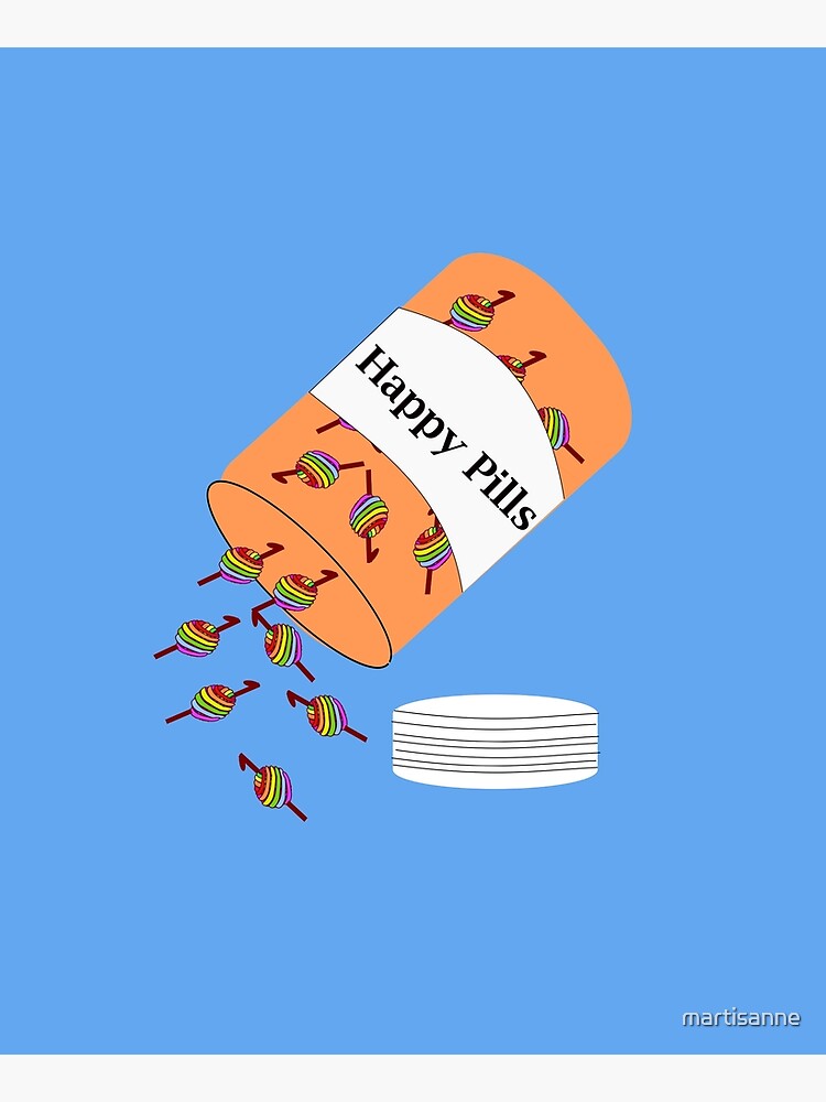 Crochet Happy Pills by martisanne