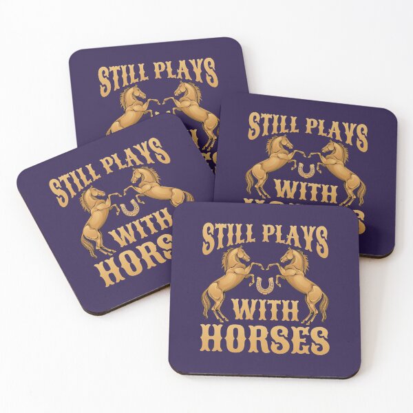 Item preview, Still Plays with Horses Horse Lover Equestrian Rider designed and sold by jaygo.