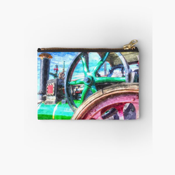 Item preview, Clayton and Shuttleworth Traction Engine Art designed and sold by Londonimages.