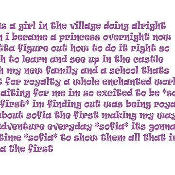 Sofia the First Theme Song Lyrics