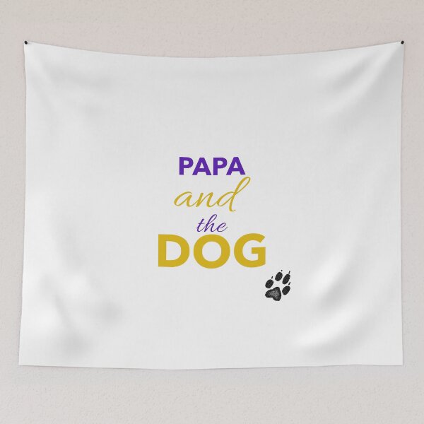 Item preview, Papa and the dog designed and sold by Ayurveda Fun Store.