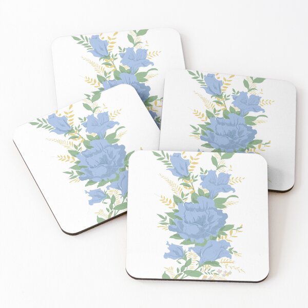 Item preview, Blue Flowers Pattern designed and sold by sabinako.
