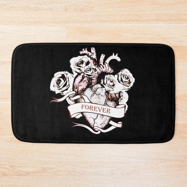 Item preview, Forever Pink roses Bloom Floral Heart Human Anatomy flowers designed and sold by Collagedream.