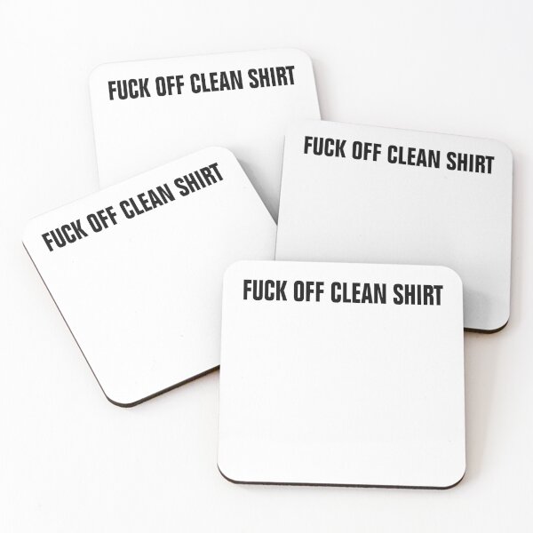 Item preview, fuck off clean shirt designed and sold by Andrea Lina.