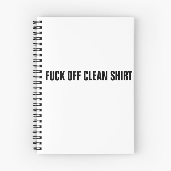 Item preview, fuck off clean shirt designed and sold by Andrea Lina.