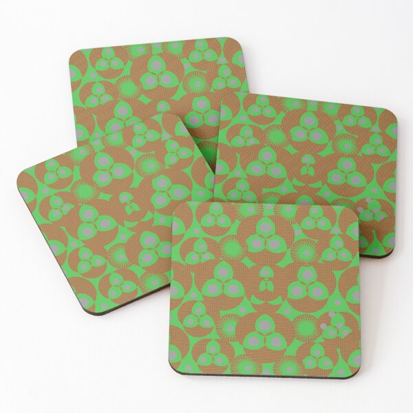 Item preview, Green Golden patterns with sunny background  designed and sold by jotcar.