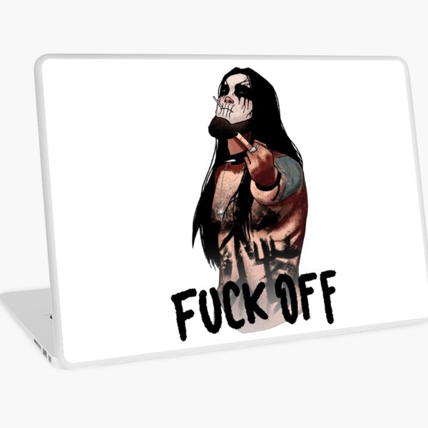 Shagrath Dimmu Borgir - Fuck Off Postcard for Sale by Rachel Mifsud