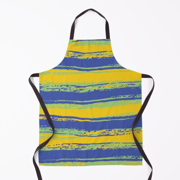 Item preview, Horizontal Blue, Yellow, Mint Green Stripes designed and sold by Mia Harper Design.