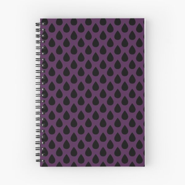 Item preview, Rain Drop Pattern in Violet and Black Design 2 designed and sold by Artnigel.