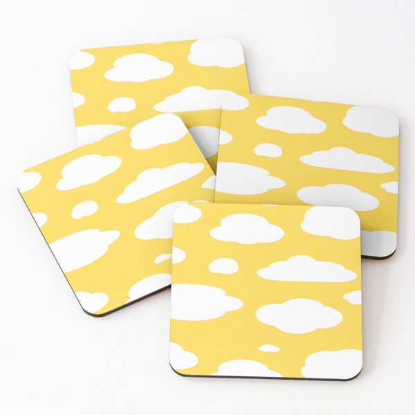 Item preview, Clouds - Flat design - Yellow designed and sold by Slampeetam.