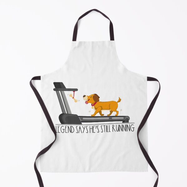 Item preview, Legend Says He's Still Running | Funny Dog Design designed and sold by Spektre-Co.