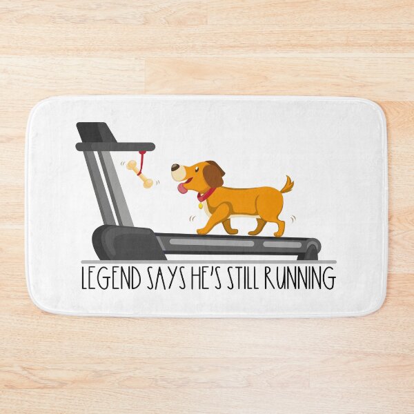 Item preview, Legend Says He's Still Running | Funny Dog Design designed and sold by Spektre-Co.