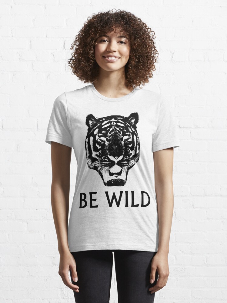 Pink Black Hot Wild Tiger T-Shirt