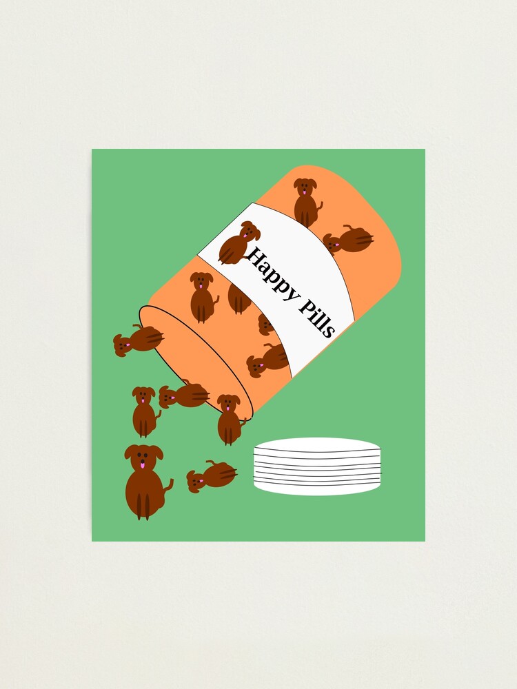 Alternate view of Doggy happy pills Photographic Print