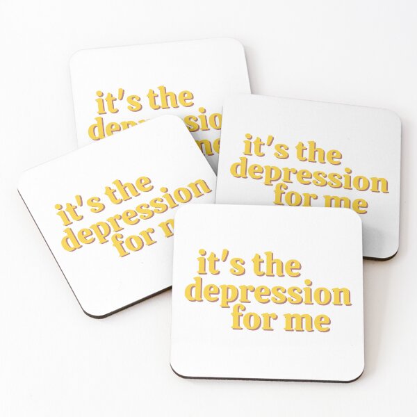Item preview, It's The Depression For Me - Yellow Meme designed and sold by magicae.