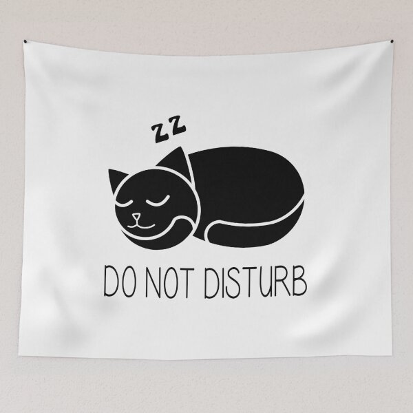Item preview, Do not disturb cat designed and sold by Artyselley.