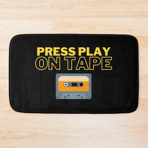 Item preview, press play on tape designed and sold by FedoraDesign.