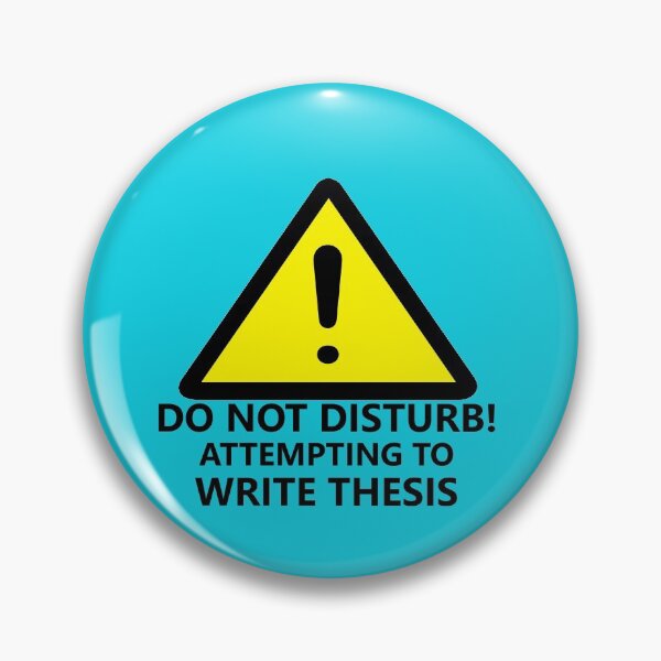 Item preview, Warning: THESIS WRITING designed and sold by Mosef -e.
