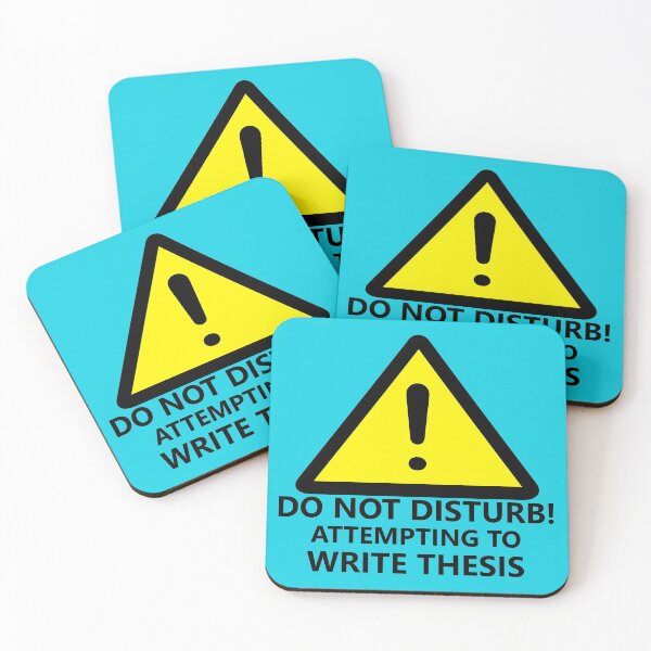 Item preview, Warning: THESIS WRITING designed and sold by Mosef -e.