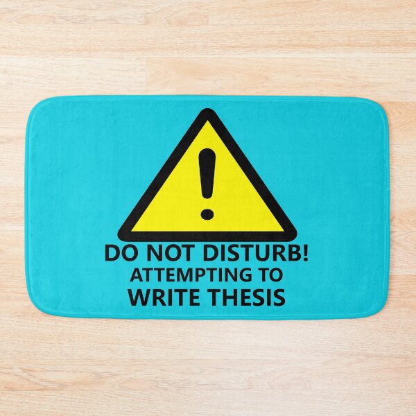 Item preview, Warning: THESIS WRITING designed and sold by Mosef -e.