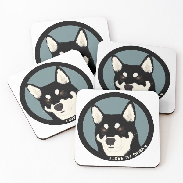 Item preview, I love my Shiba Inu (Black and Tan) designed and sold by MorganRenfro.