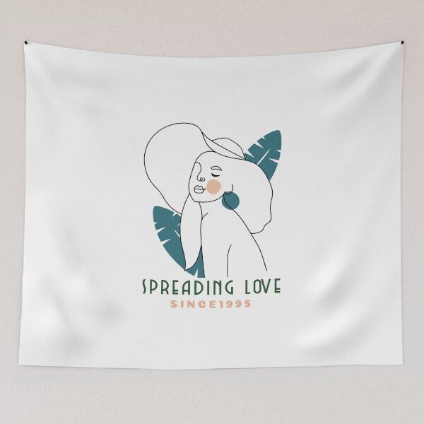 Item preview, Spreading love - Born in 1995 - Woman Sketch designed and sold by Beyond Words.