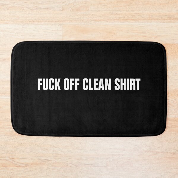 Item preview, fuck off clean shirt designed and sold by Andrea Lina.