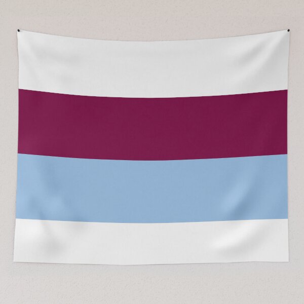 Item preview, Villa Tricolour designed and sold by FootballArcade.