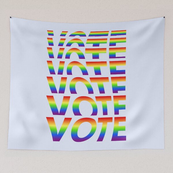 Item preview, Vote Rainbow designed and sold by redgoch.
