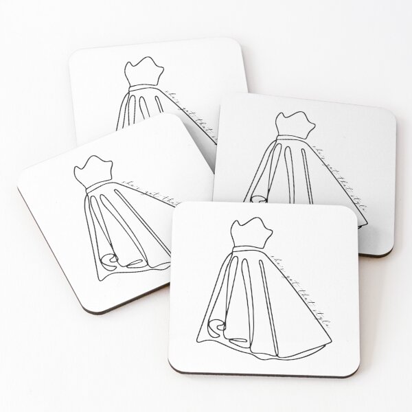 Item preview, Abstract Modern Fashion Dress Outline - Art Line Drawing designed and sold by RLYGR8.