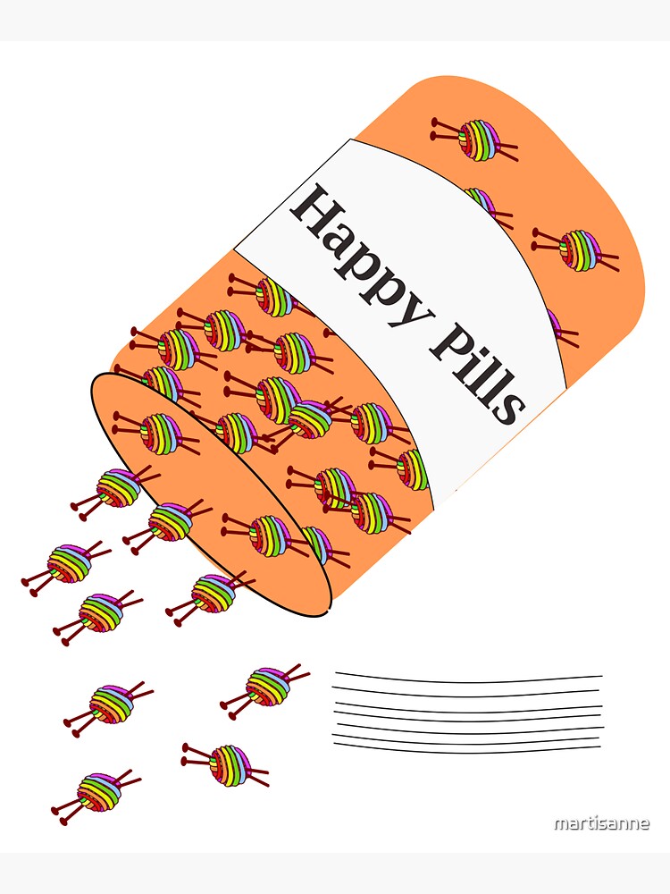 Knitting Happy Pills by martisanne