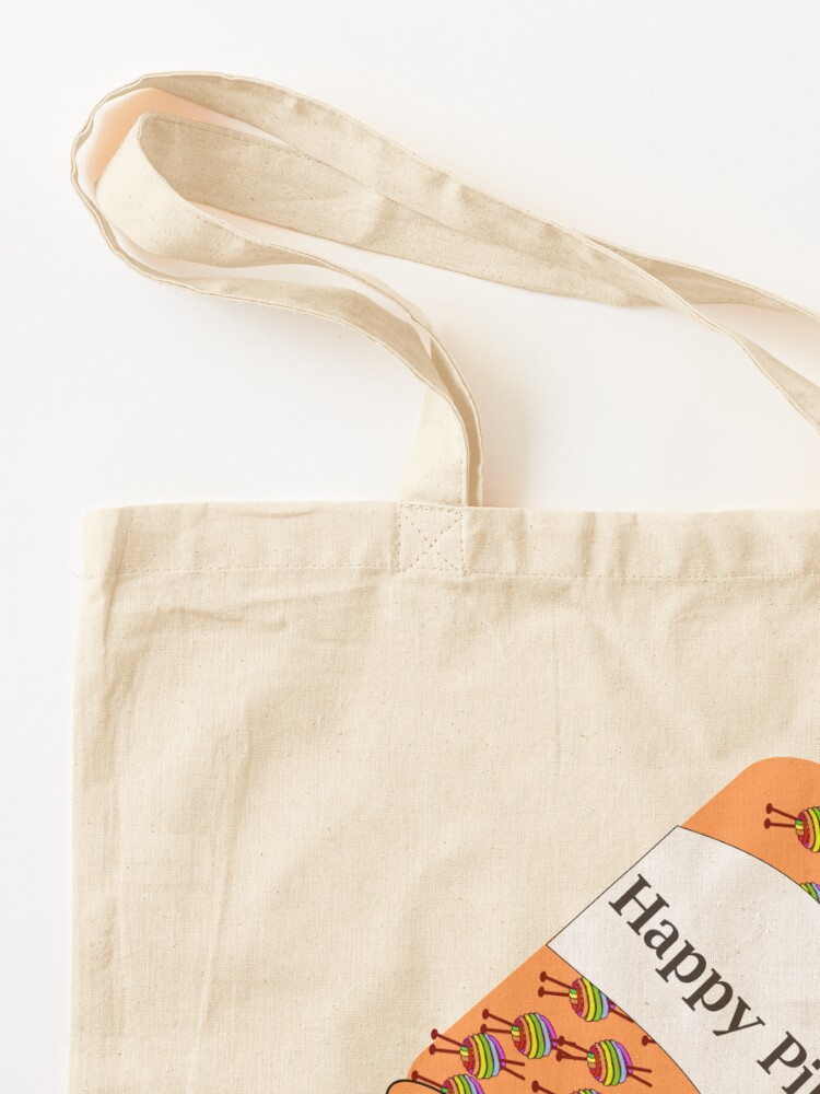Alternate view of Knitting Happy Pills Tote Bag