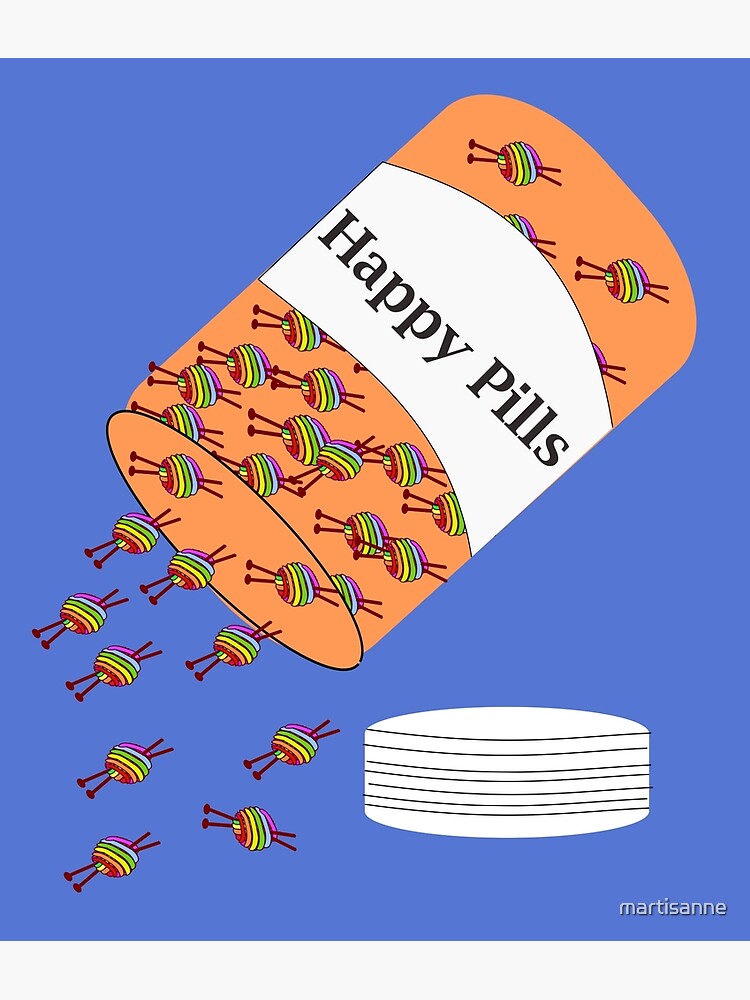 Knitting Happy Pills by martisanne