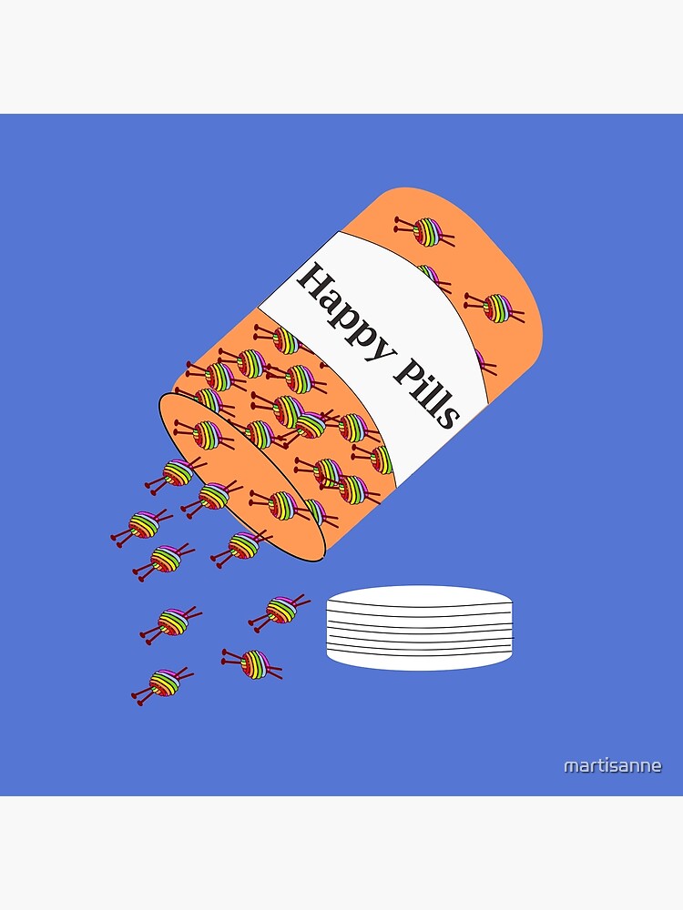 Knitting Happy Pills by martisanne