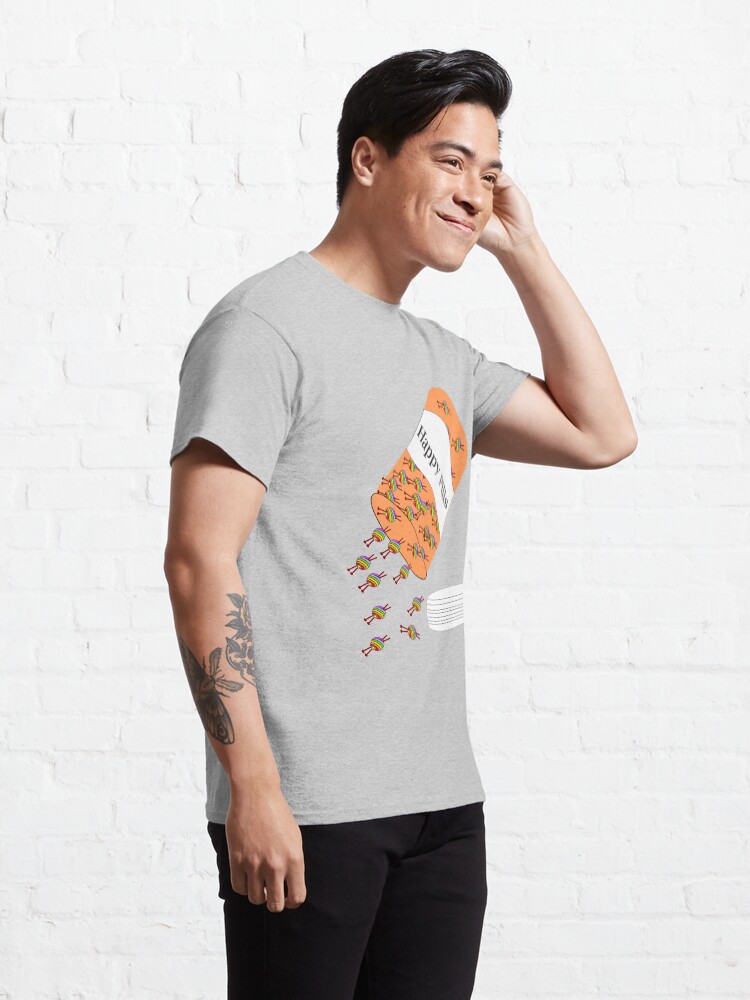 Alternate view of Knitting Happy Pills Classic T-Shirt