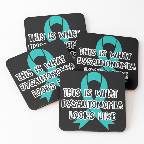 Item preview, This is What Dysautonomia Looks Like - Turquoise Awareness Ribbon in October designed and sold by NotEnoughSpoons.