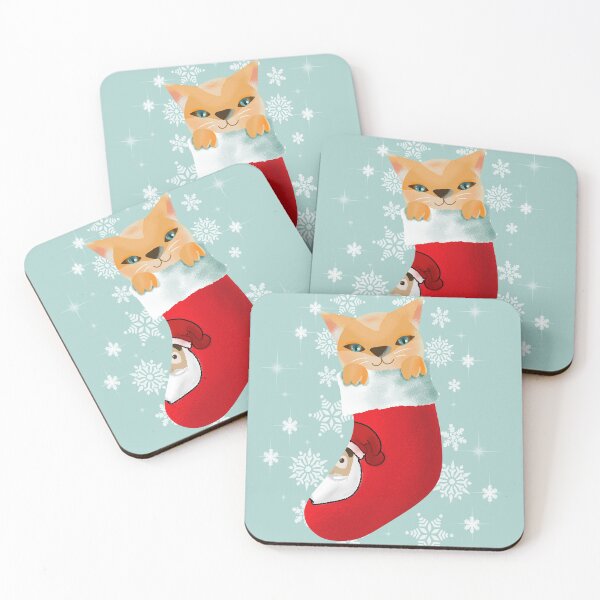 Item preview, cat in the christmas designed and sold by lichakou.
