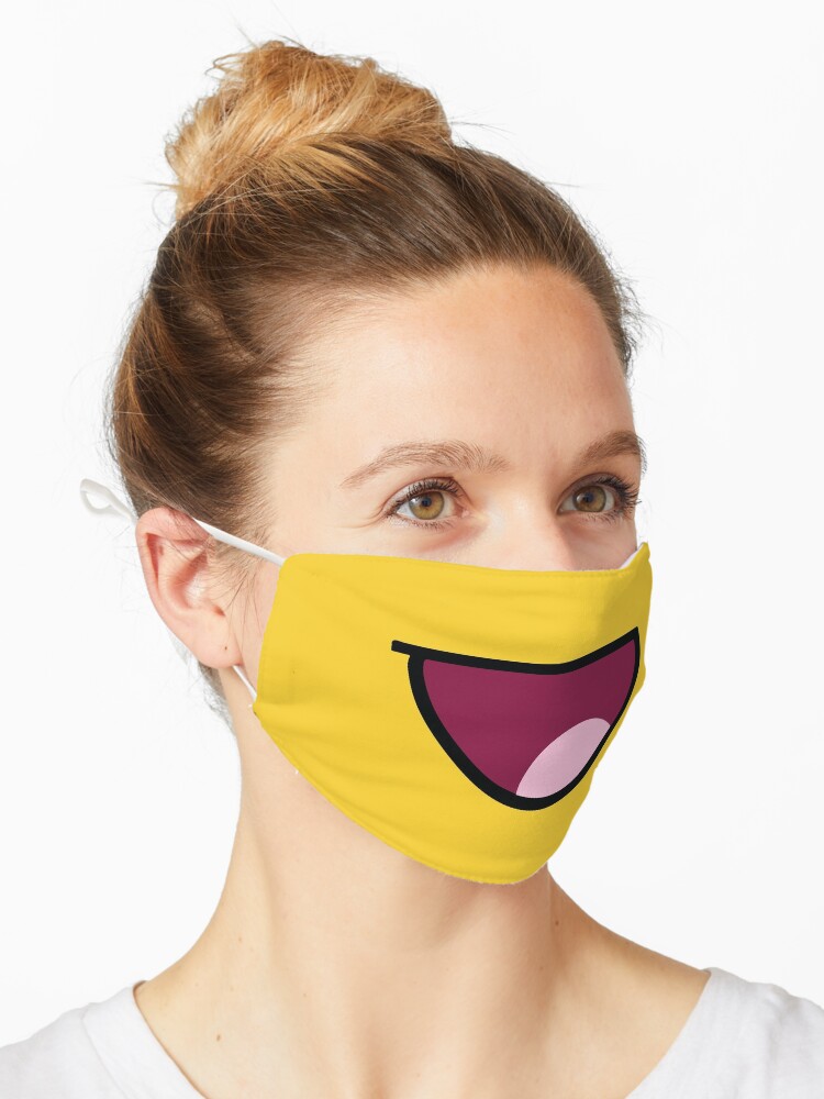 Roblox Epic Face Mask Noob Yellow Mask By Yawnni Redbubble - roblox noob face image