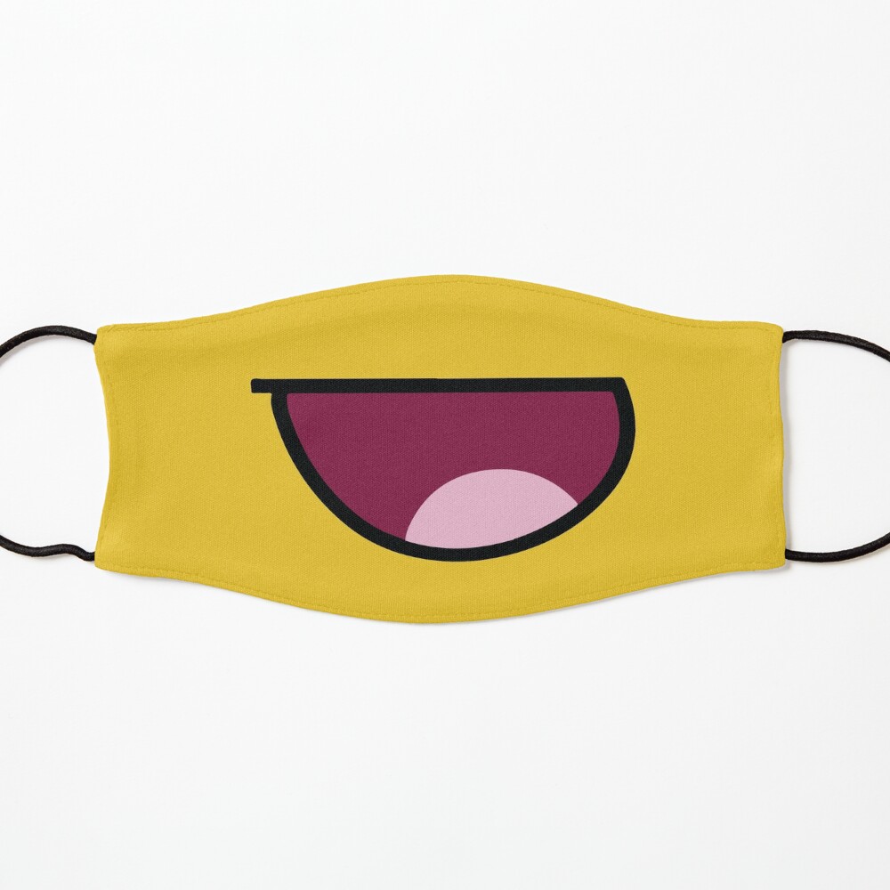 Roblox Epic Face Mask Noob Yellow Mask By Yawnni Redbubble - images of a roblox noob running