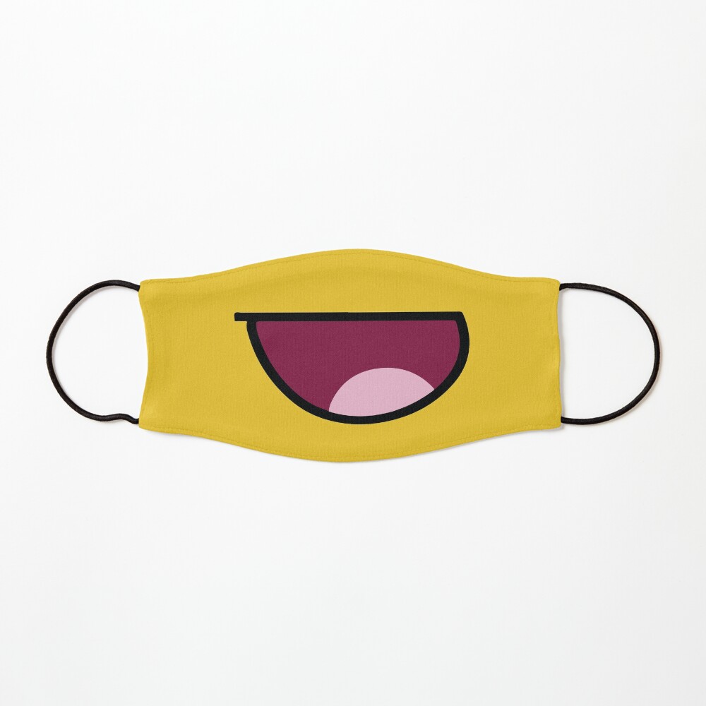Roblox Epic Face Mask Noob Yellow Mask By Yawnni Redbubble - jack o mask roblox