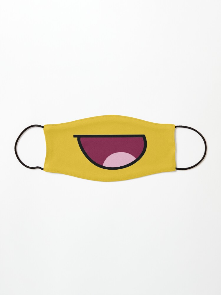 Roblox Epic Face Mask Noob Yellow Mask By Yawnni Redbubble - noob epic face meme roblox