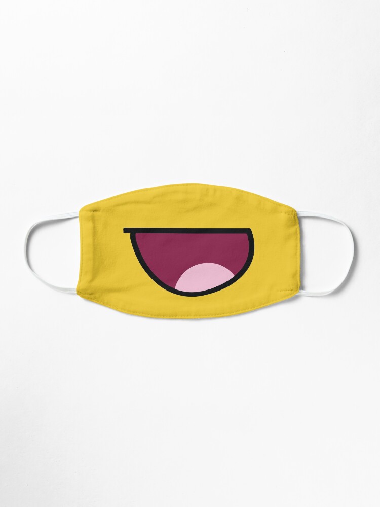 Roblox Epic Face Mask Noob Yellow Mask By Yawnni Redbubble - how to get the instagram bear mask in roblox