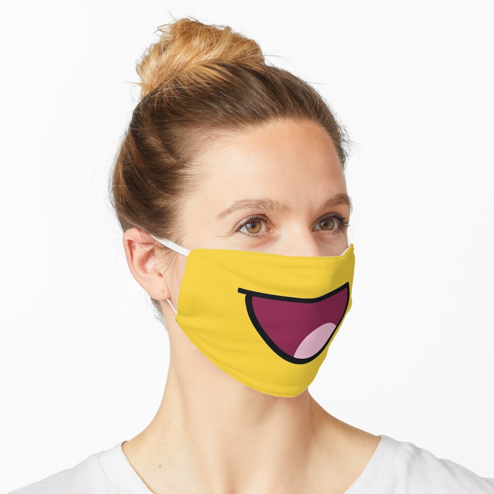 Roblox Epic Face Mask Noob Yellow Mask By Yawnni Redbubble - yellow face mask roblox