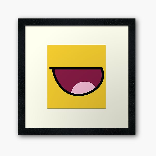 Roblox Face Wall Art Redbubble - id for epic face roblox id